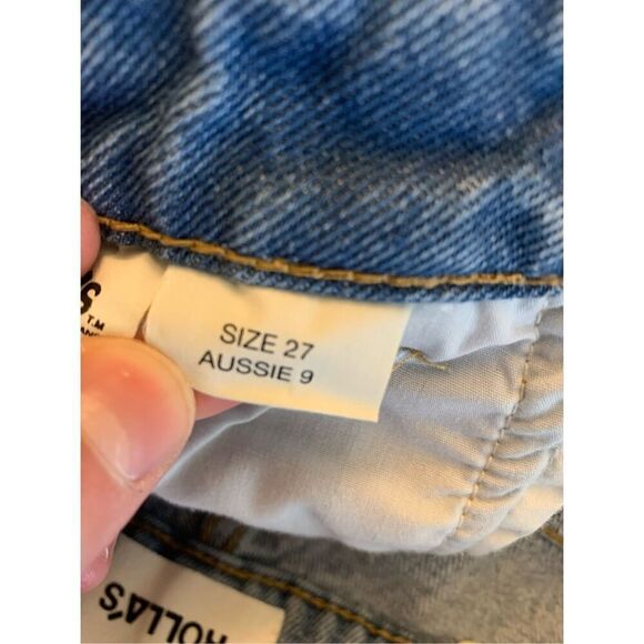 Rolla's Elle Super High Rise Relaxed Jeans Vanessa distressed light size 27 NEW - Picture 8 of 11